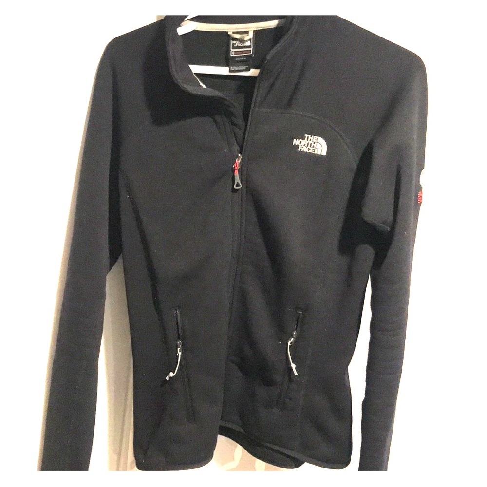 Black North Face fleece jacket